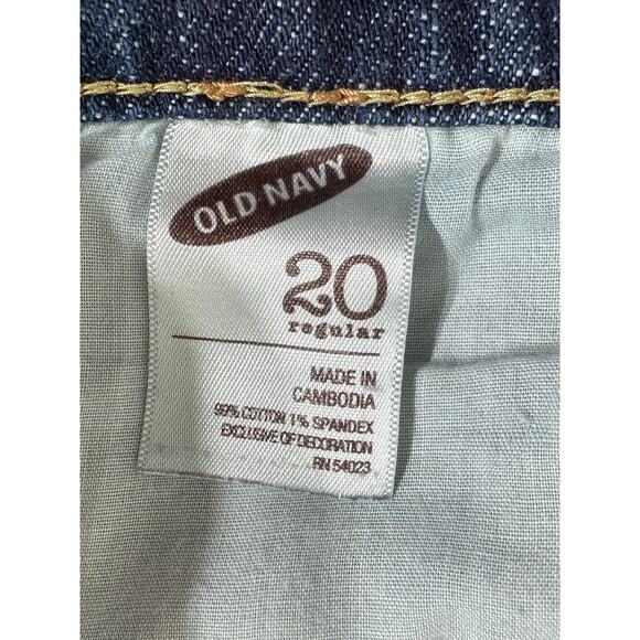 Old Navy The Dreamer Womens Jeans Size 20 (42x30) Bootcut Stretchy Dark Wash - Picture 4 of 9